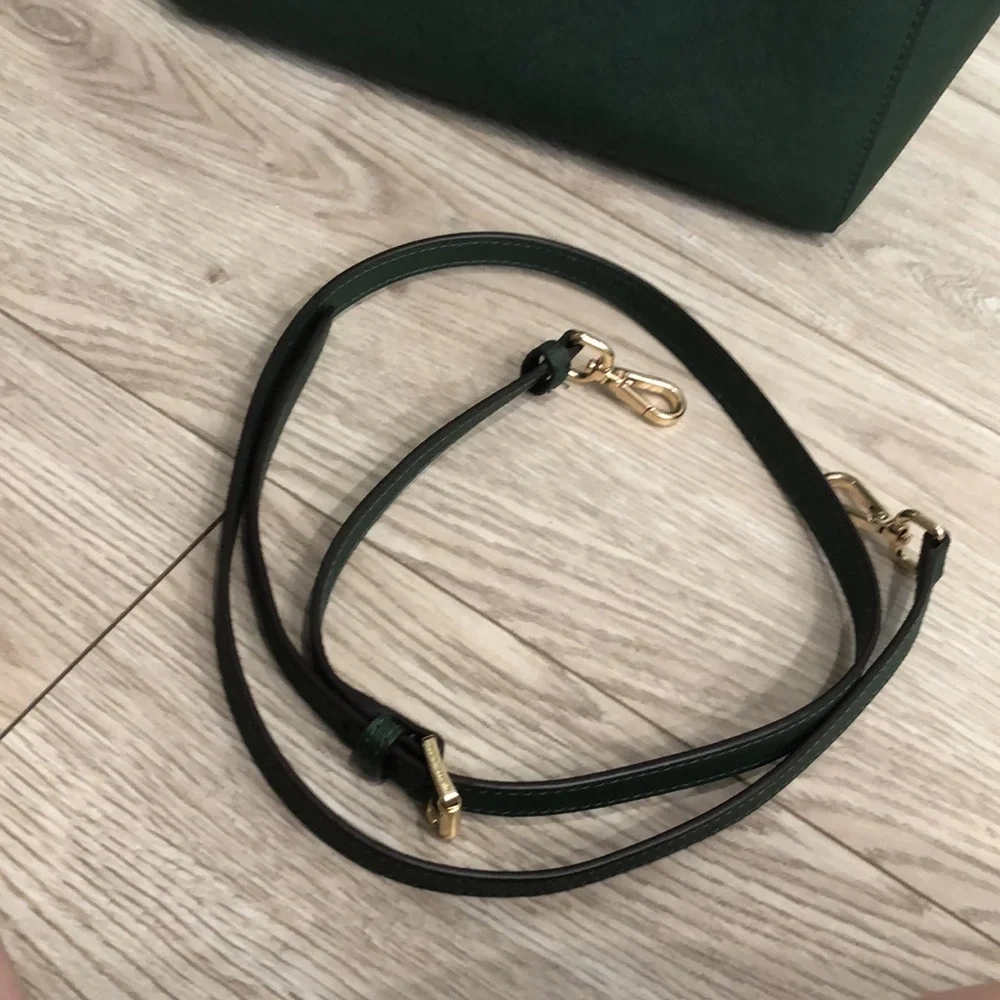 NWOT Green Michael Kors Tote with Shoulder Strap - Picture 5 of 9